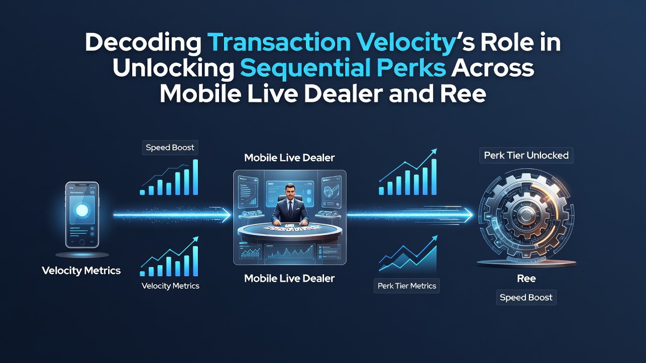 Flowchart showing how fast transactions unlock layered perks in mobile live and slot play