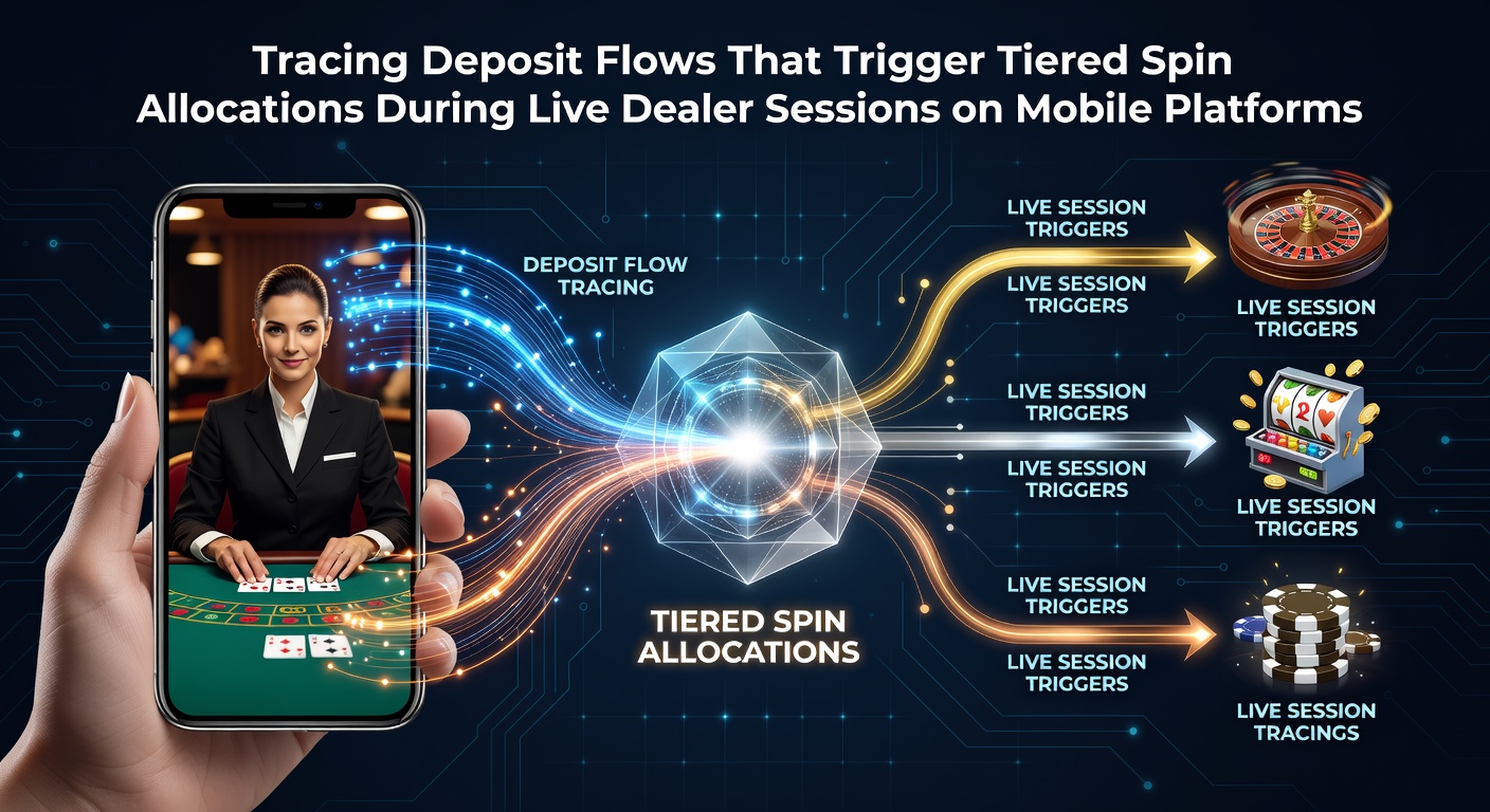 Mobile casino interface showing live dealer table with deposit and spin allocation indicators