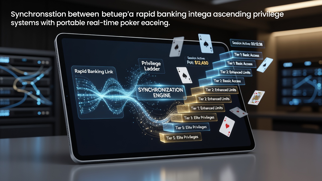 Mobile poker interface showing real-time deposit confirmation and VIP tier progression on a smartphone screen